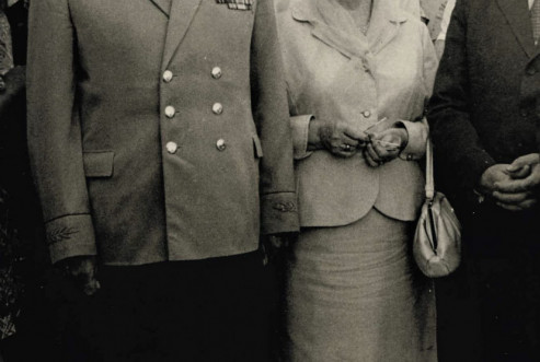 Фото 43. П. К. Георгиевский с супругой. 1970 г.  БОКМ 5493-1