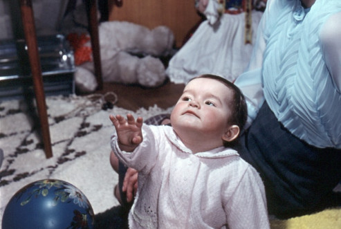 Валентина Терешкова с дочерью Леной. 1964 год
