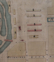 План города 1850-1860-х гг. 