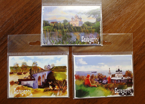 Магнит «Город на холсте»